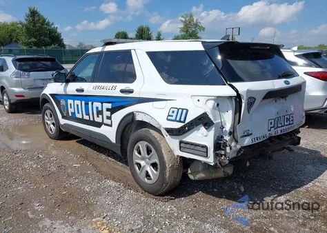 2023 Ford Police Interceptor из США, поврежденный, VIN 1FM5K8AB6PGA62790